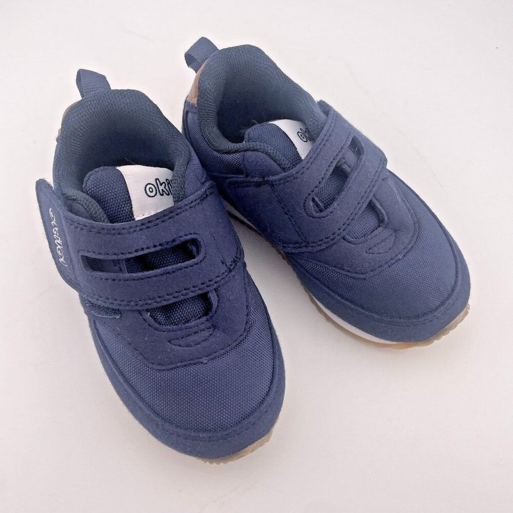 Okilol Toddler Boys Sneakers Shoes Size 5‎ Dark Navy Blue